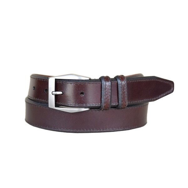 mens leather dress belts