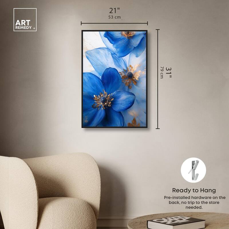 Twilight Teal Tint I Canvas by Art Remedy