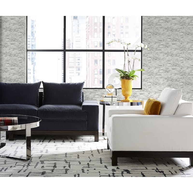 Luxe Haven Soho Brick Peel and Stick Wallpaper