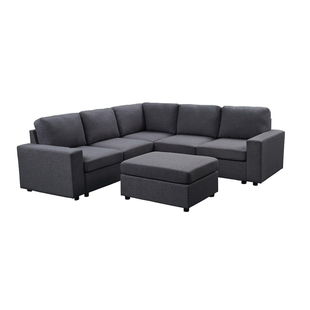 Sectional Sofa with Ottoman