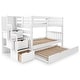 preview thumbnail 3 of 35, Taylor & Olive Trillium Twin over Twin Stairway Bunk Bed, Twin Trundle