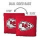 preview thumbnail 4 of 3, Kansas City Chiefs NFL Dual Sided Pro Stop & Slide Cornhole Bags
