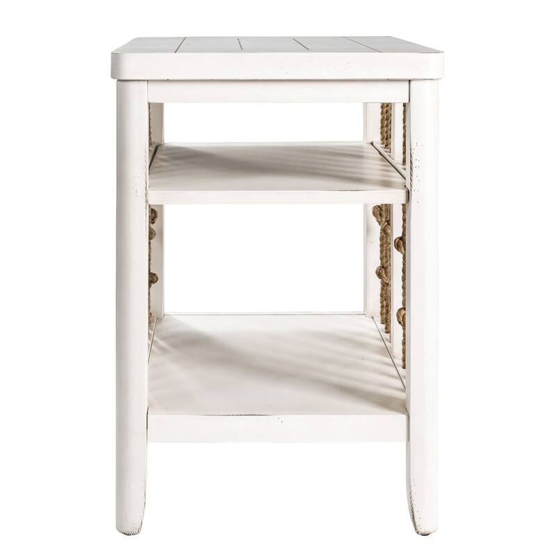 Dockside White Chair Side Table