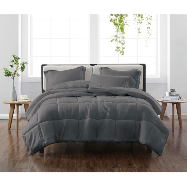 Cannon Heritage Solid 3 Piece Down Alternative Comforter Set On Sale Overstock 32232645