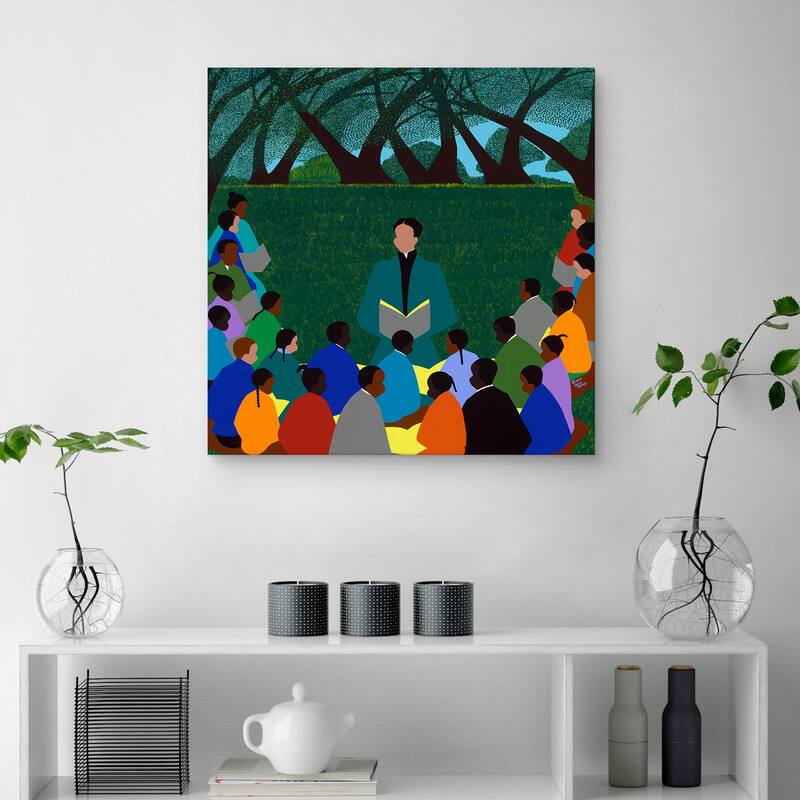 Lessons Gullah Islands by Synthia SAINT JAMES Canvas Art Print