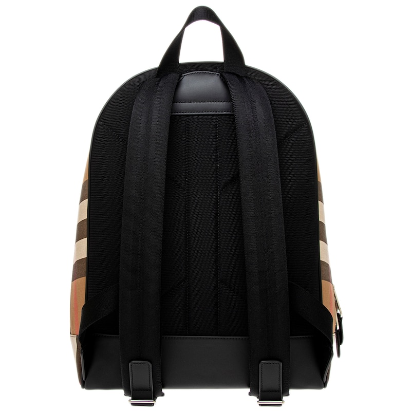 Burberry Jeff Check Canvas Backpack