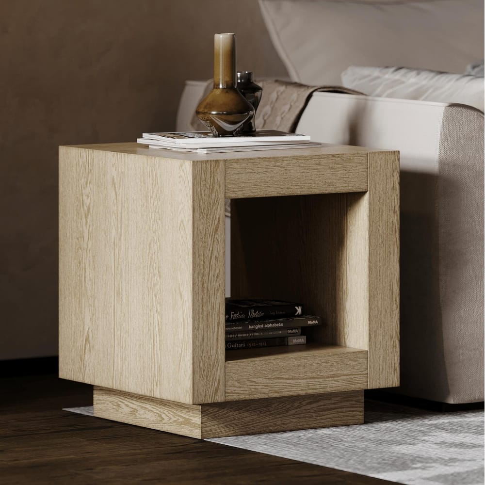 Maven Lane Artemis Contemporary Wooden Side Table