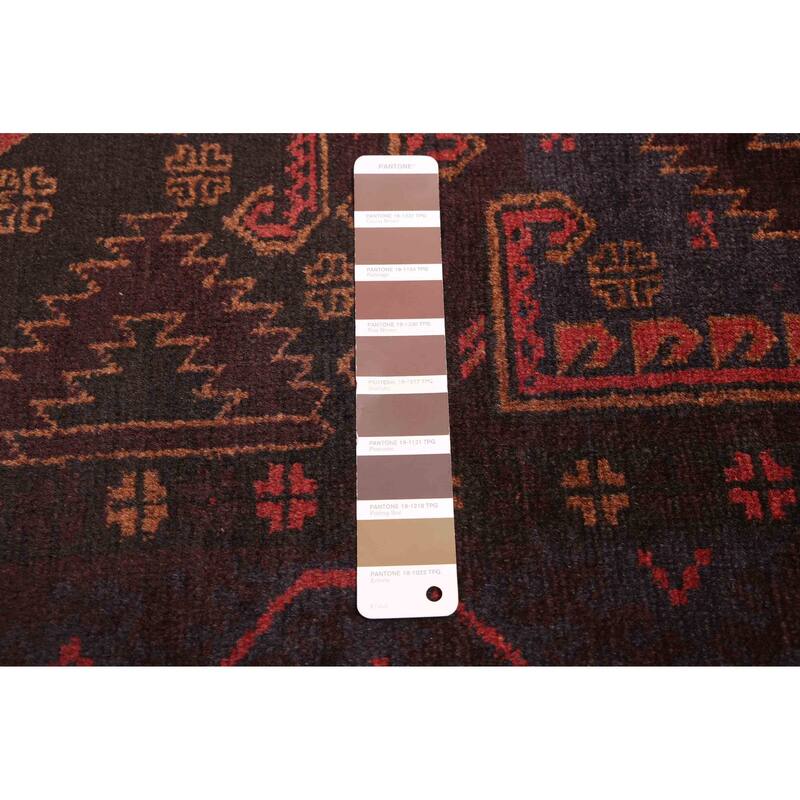 ECARPETGALLERY Hand-knotted Teimani Dark Brown Wool Rug - 3'4 x 5'8