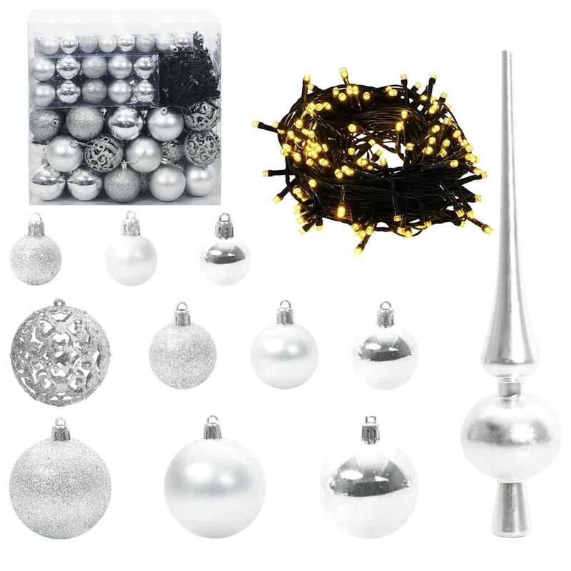 vidaXL Artificial Christmas Tree Green PVC