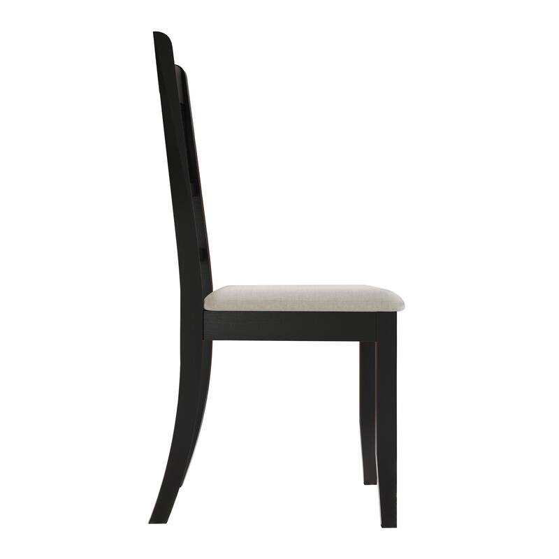 CraftPorch Mid Century Modern 4-Piece Chair and Round Table Dining Set