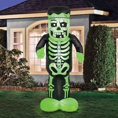 7' Inflatable Skeleton Monster