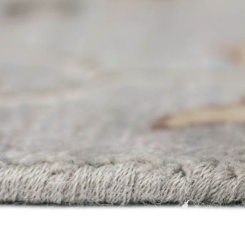 Bristol Fareford Classic Floral Hand-Knotted Area Rug