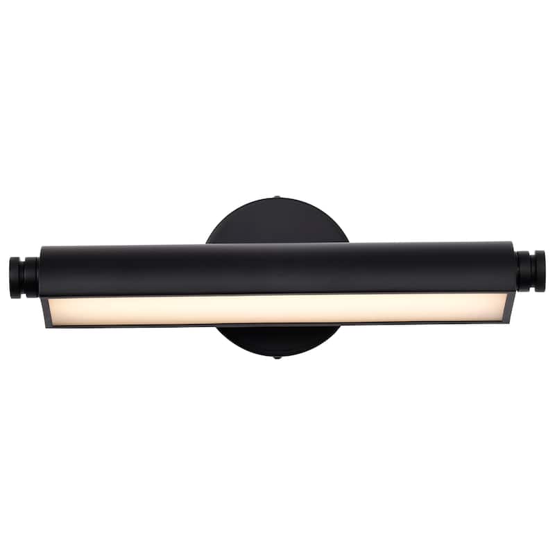 Auden 18 Inch LED Vanity 3 CCT Selectable Black Finish Acrylic Lens