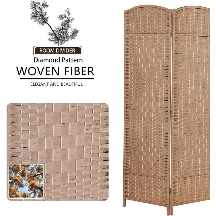 6 Panel Room Divider, Folding Screen