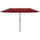 preview thumbnail 60 of 58, Gymax 13 FT Double-sided Patio Umbrella Outdoor Large Twin Size