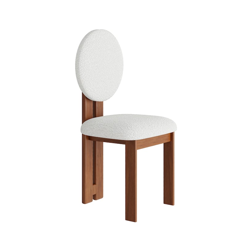 Modern Accent Chair, Upholstered Armless Dining Sherpa Chairs Set Of 2