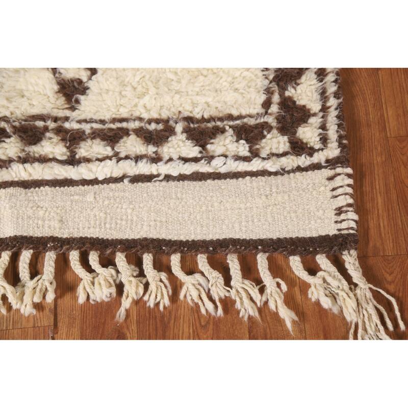 Natural Dye Tribal Anatolian Runner Rug Handmade Turkish Wool Carpet - 2'9"x 11'4"