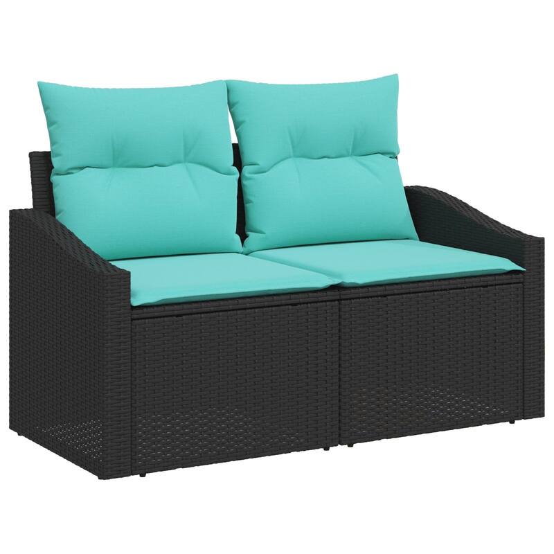 vidaXL 4 Piece Garden Sofa Set with Cushions - 70.1×46.1×27.2