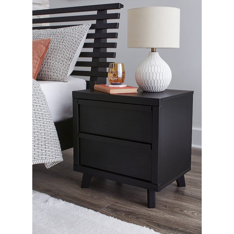 Signature Design by Ashley Danziar Black Nightstand