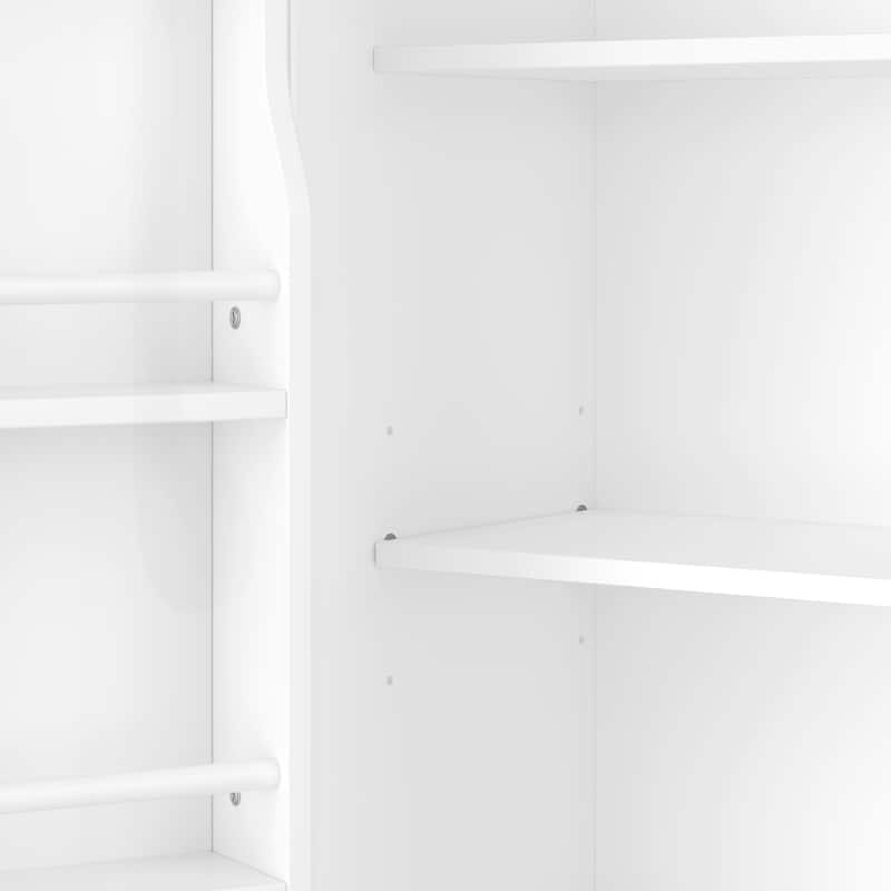 Versatile Freestanding Bathroom Cabinet with Adjustable Shelves and Multiple Compartments