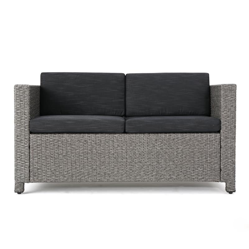 Puerta Outdoor 10-piece Wicker Patio Set with Cushions by Christopher Knight Home
