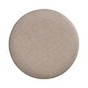 preview thumbnail 4 of 5, City Scape Burnished Beige Upholstered Swivel Console Stool - Width 17" x Depth 17" x Height 25"