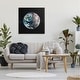 preview thumbnail 8 of 11, Stupell Earth in Galaxy Canvas Wall Art Design by Grace Popp