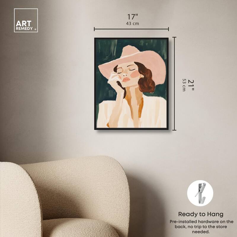 Sun Hat Canvas by Art Remedy