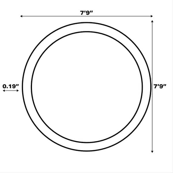dimension image slide 9 of 28, JONATHAN Y Filigree Textured Weave Indoor/Outdoor Area Rug