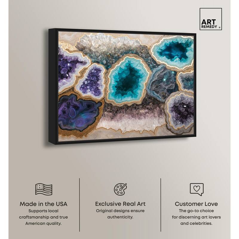 Mineral Multiverse Canvas by Art Remedy
