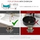 preview thumbnail 11 of 12, Single Handle Bathroom Faucet with Pop-up Bathroom in Brushed Gold