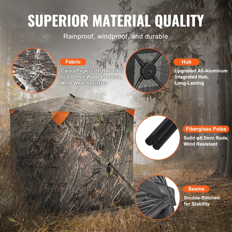 Hunting Blind Portable Resilient Hunting Tent for Turkey and Deer Hunting