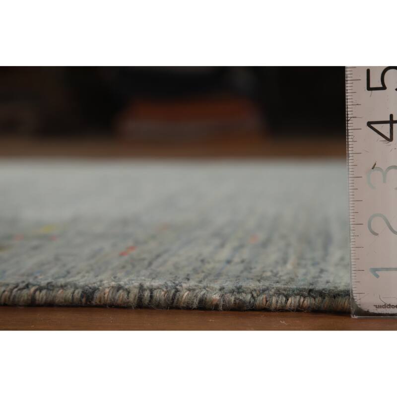 Hand Knotted Oriental 100% Wool Carpet Tribal Tribal Multi-Colored Gabbeh Area Rug - 7' 11'' X 5' 3''