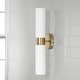 preview thumbnail 8 of 9, Theo 2-Light Sconce - 5"W x 20.5"H x 5"E