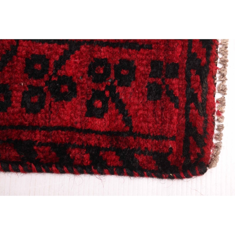 ECARPETGALLERY Hand-knotted Khal Mohammadi Red Wool Rug - 6'9 x 8'2