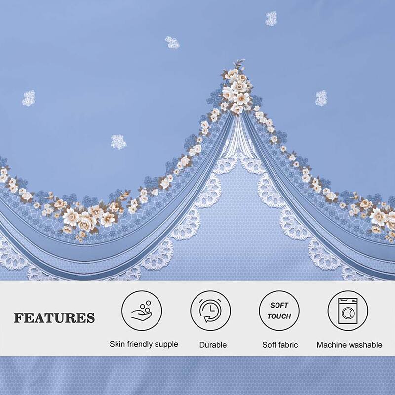 Shatex 3 piece Microfiber Bedding Comforter Set
