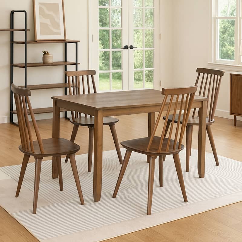 Burris 17"Wide Spindle Wood Dining Chairs