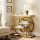 preview thumbnail 19 of 46, Industrial 4-tier Wood Narrow Side End Table with Storage Shelves