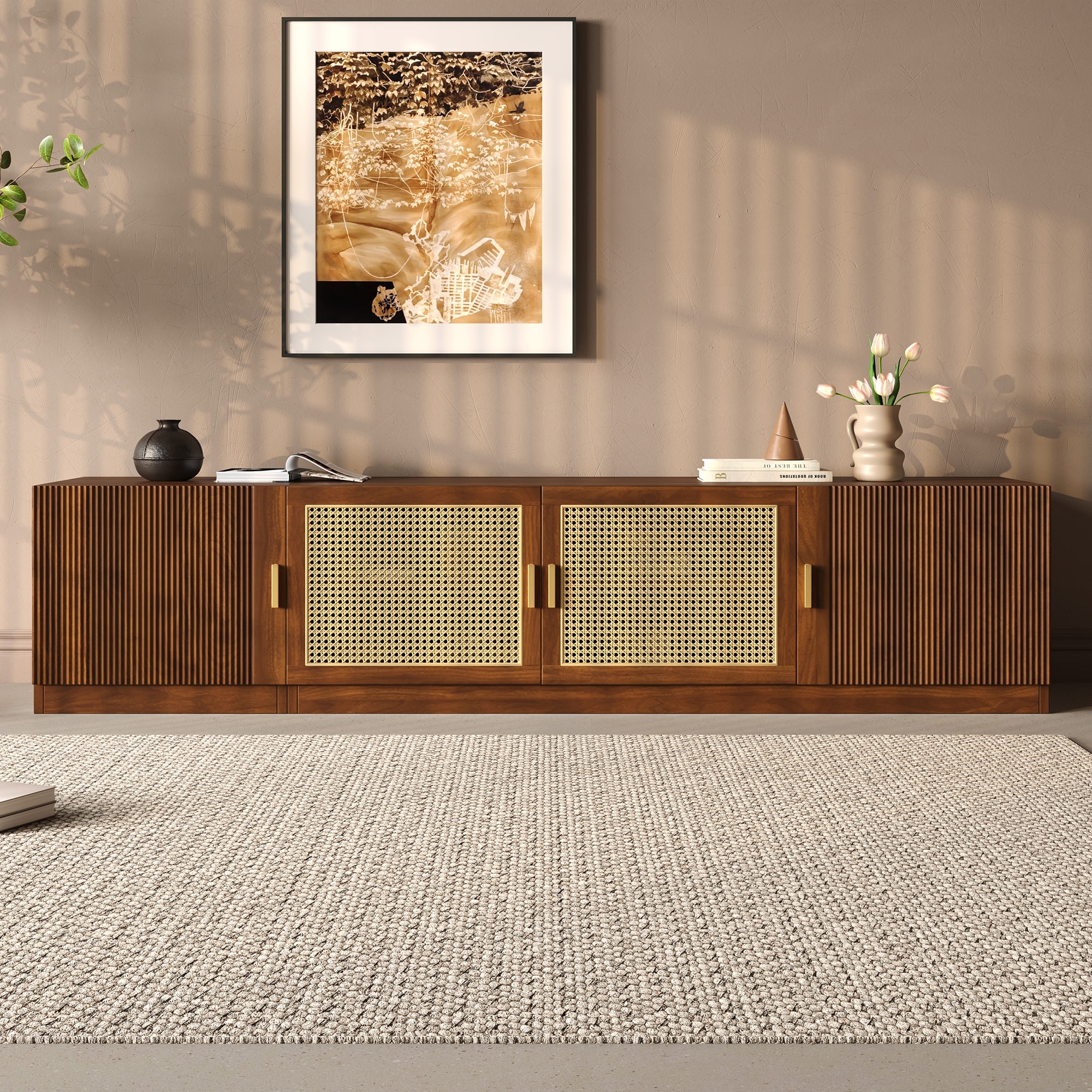 78" TV Stand for TVs Up to 85", TV Console for Living Room, Media Console