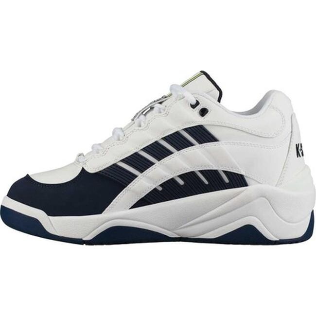 Shop K Swiss Men S Si Defier 7 0 Sneaker White Navy Lime