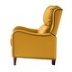 preview thumbnail 119 of 166, Brigida Multifunctional Modern Genuine Leather Nailhead Trim Recliner with Adjustable Footrest Set of 2 by HULALA HOME