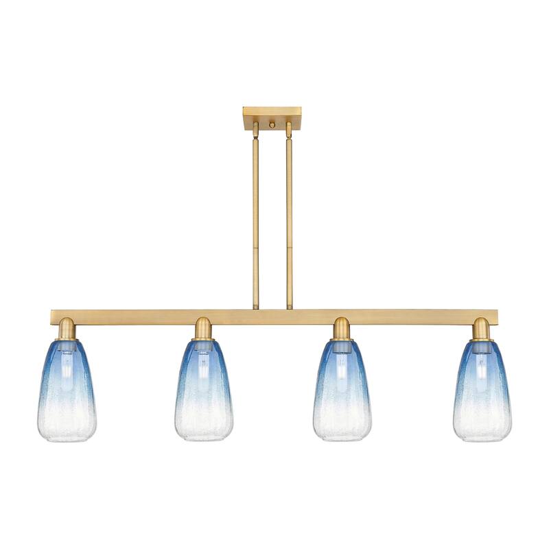 Innovations Lighting Urban Downtown - Brookhaven Almond - 4 Light 48" Stem Hung Island Light