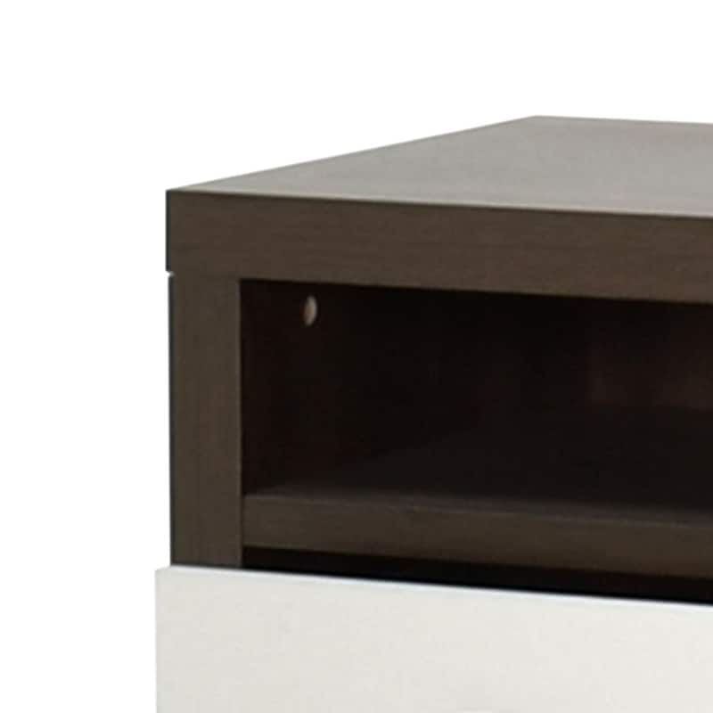 18.65'' L Modern 2-Drawer Nightstand by Christopher Knight Home