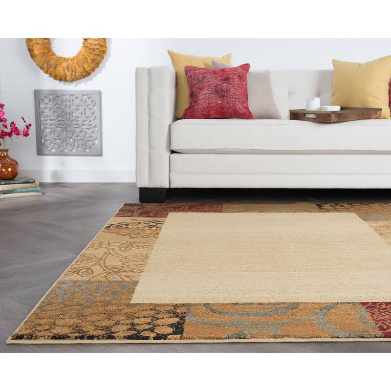 Rhythm Modern & Contemporary Floral Indoor Area Rug