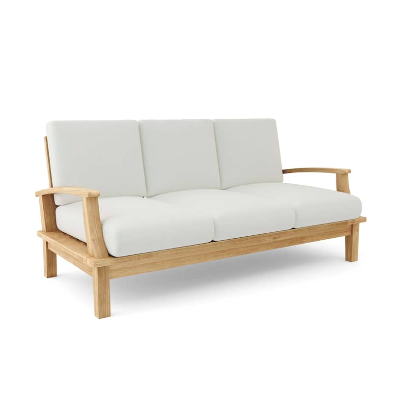 Brianna Deep Seating Sofa with Cushion - Canvas Natural