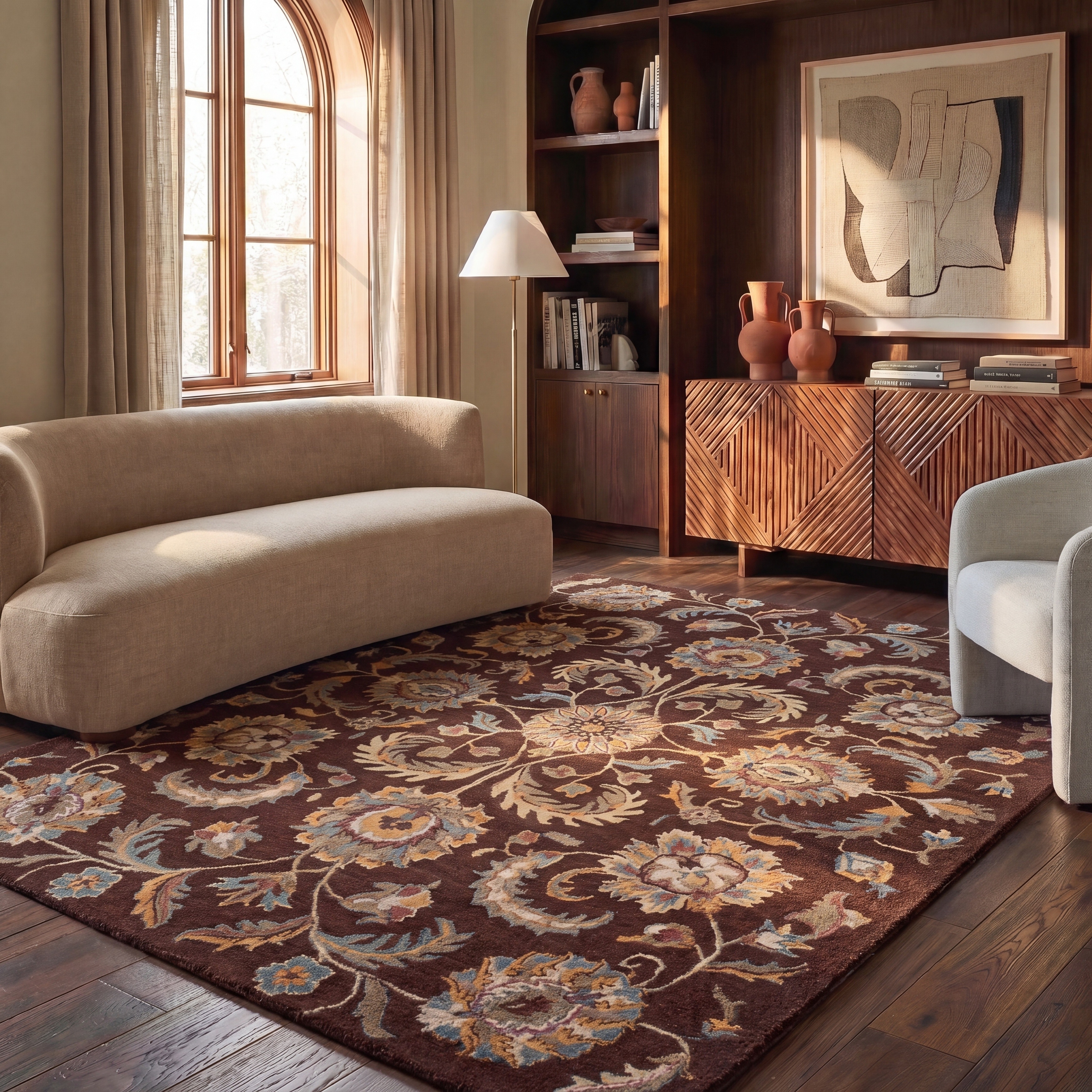 SAFAVIEH Handmade Heritage Hrissoula Traditional Oriental Wool Rug