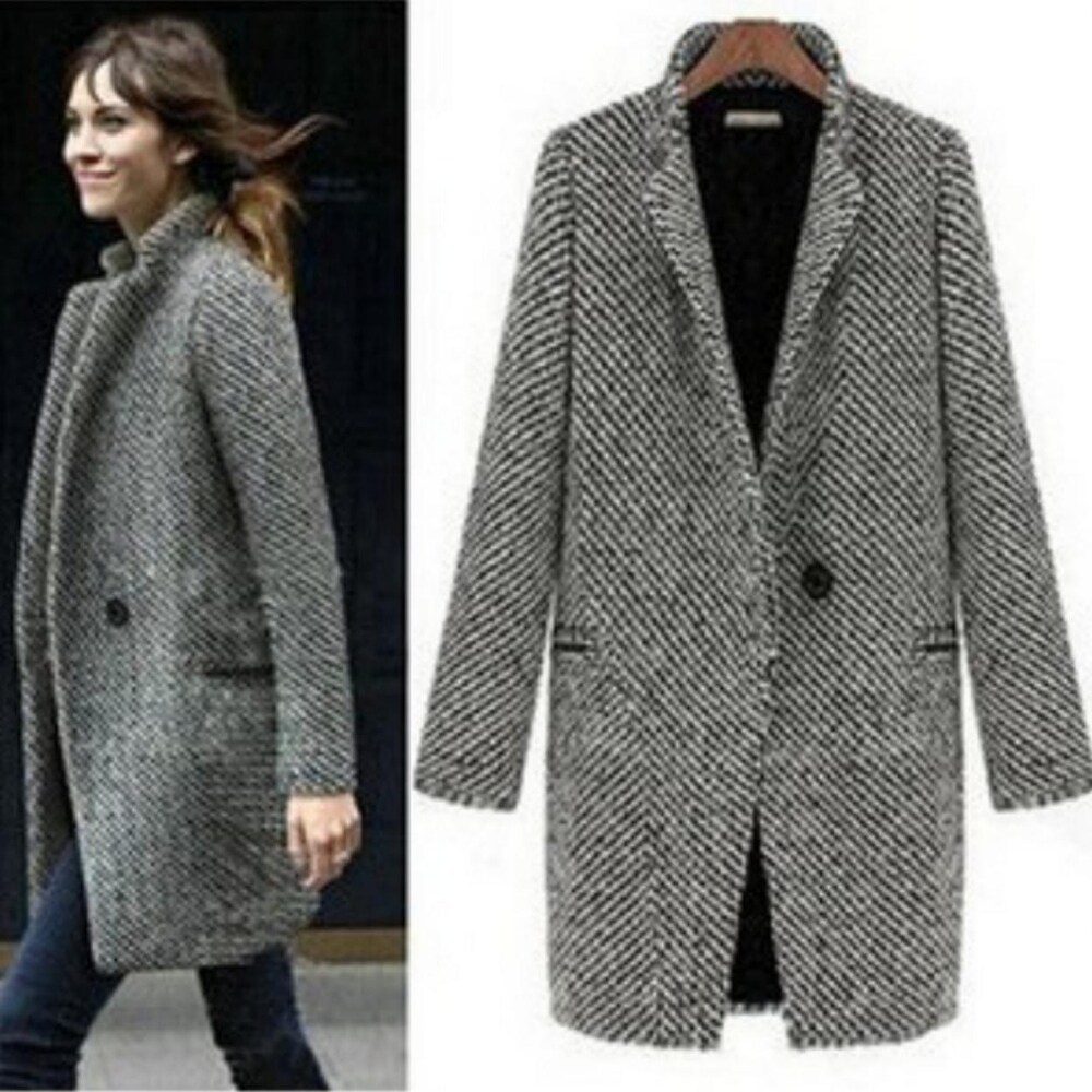 women's wool maxi coat