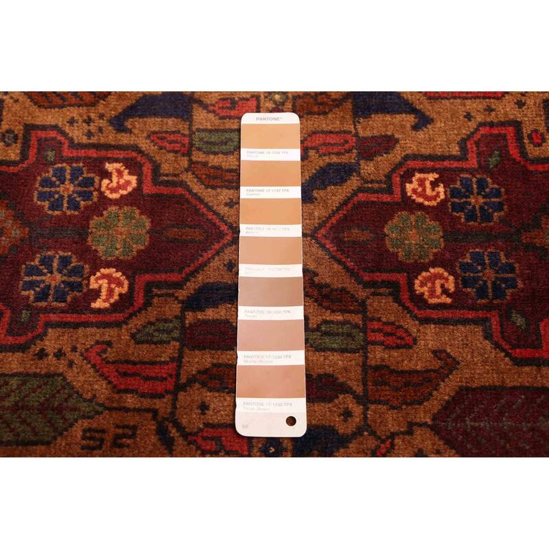 ECARPETGALLERY Hand-knotted Teimani Brown Wool Rug - 3'9 x 7'1