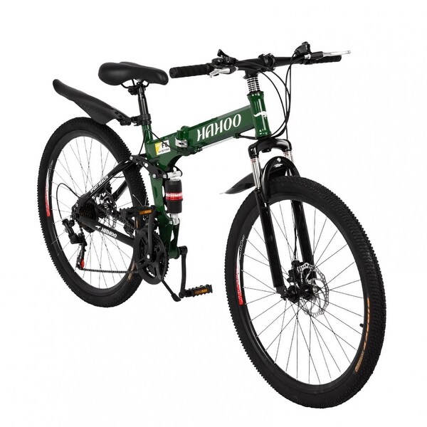 Full suspension folding mountain bike deals