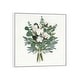 preview thumbnail 4 of 13, iCanvas "Cut Paper Bouquet III" by Victoria Borges Framed White - 12x12
